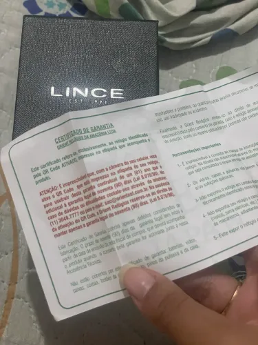 Relogio modelo Lince LGD4644L