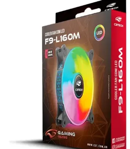 Cooler Fan F9-l160bk Multicor 12cm C3tech Gaming