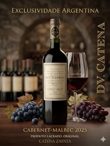 Vinho Argentino DV Catena Cabernet Malbec Safra 2025 - Lacrado (750ml)