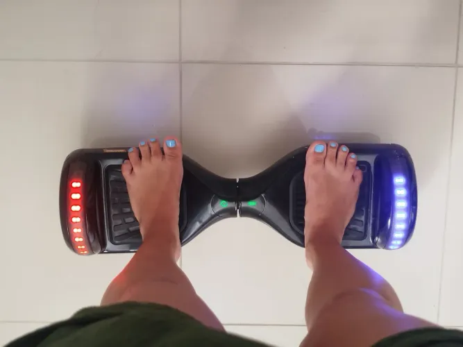 Roverboard preto com bluetooth e luz