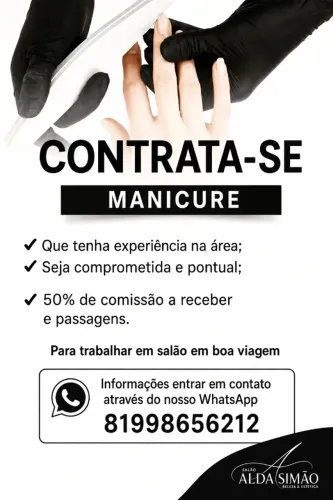 Vaga para manicure