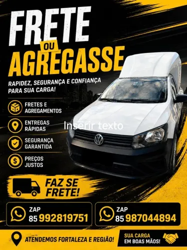 Carro utilitário para Agregar ou fretes,