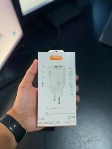 Carregador para IPhone - Kit Carregador ?GOLD PRO ? potência, qualidade e segurança no seu