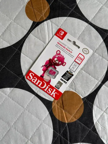 Microsd 256gb Sandisk Microsdxc UHS-i para Nintendo Switch - Fortnite