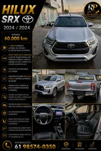 Toyota Hilux CD SRX Plus 4X4 2.8 TDI Die. Aut. 2024