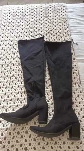 Bota cano alto feminina