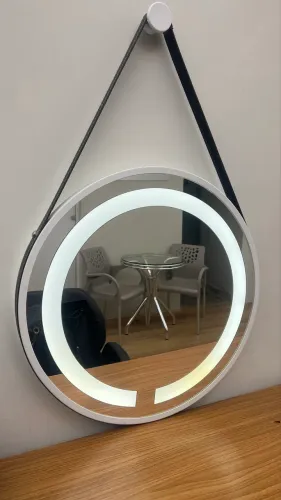 Espelho Redondo com Leds (Salão / Sala / Banheiro)
