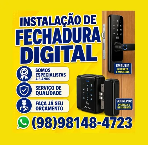 Fechadura Digital Instalação