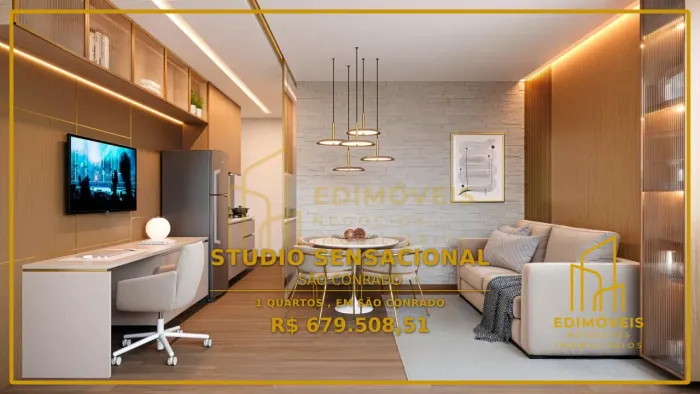 Seu novo lar: Studio funcional em São Conrado, Vila Velha, ideal para temporadas!