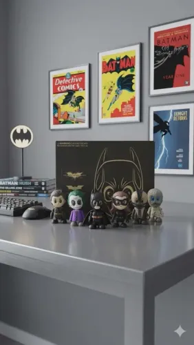 Hot Toys 6-pack Batman Tdk Rises - Mini Cosbaby (Usado)