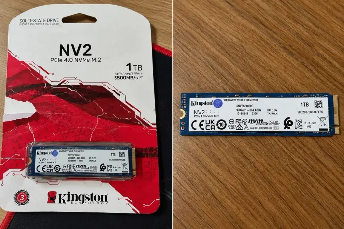 NVMe 1TB SSD KINGSTON NV2 - NVMe M.2 PCIe 4.0 - ORIGINAL (1 TERABYTE)