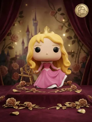 Funko Pop Disney Aurora Vestido Rosa
