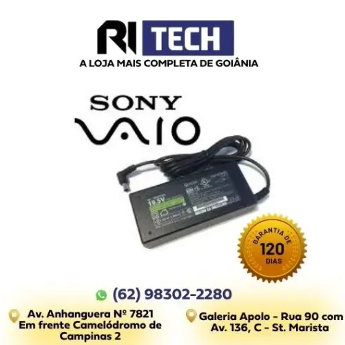 Fonte Carregador Notebook Sony Vaio VGP-AC19V12 | 19.5 V 4.7 A 90W