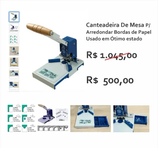 Canteadeira de Papel 6x1