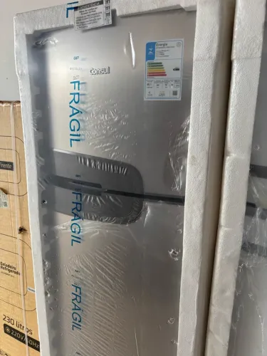 Geladeira cônsul de 340L inox frost free nova na caixa