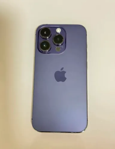 iPhone 14 Pro 128GB Deep Purple - Placa Queimada - Para Peças ou Reparo