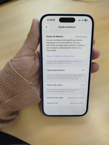 iPhone 16 azul 128gb