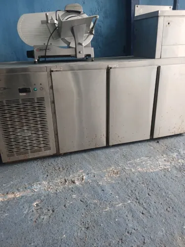 Balcão de encosto aço inox 