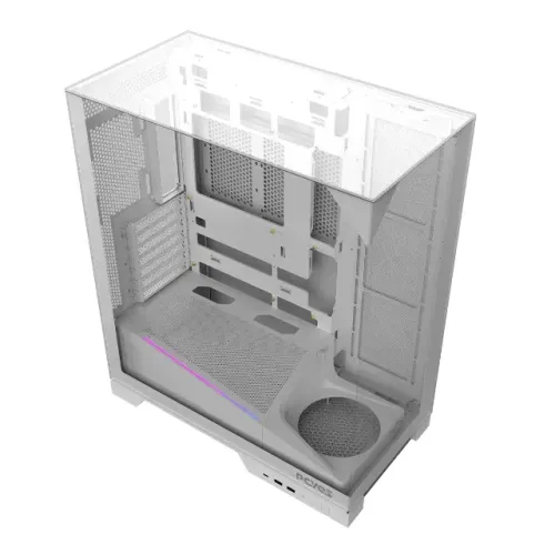 GABINETE GAMER PCYES FORCEFIELD DOME WHITE GHOST