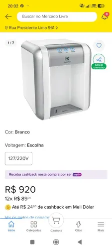 Bebedouro Eletrolux não está gelando 