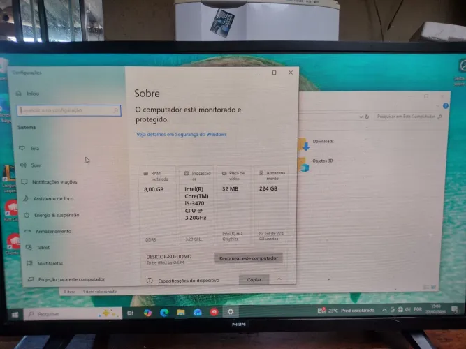 Pc game Intel core i5 terceira geração funcionando super bem