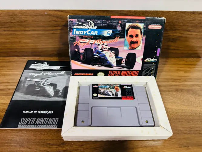Nigel Mansell CIB IndyCar Playtronic Super Nintendo Raro