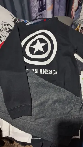 Conjunto  capitão América lindo