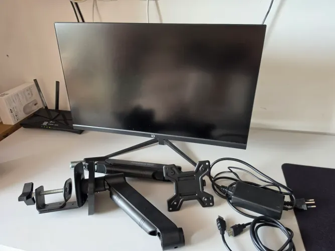 Monitor 24 polegadas 100hz+braço articulado