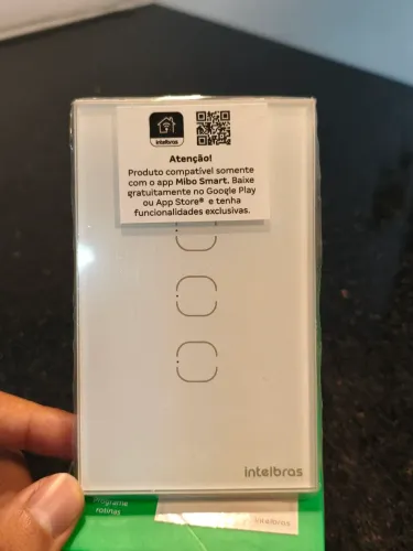 Interruptor touch wi-fi 3 teclas Intelbras 