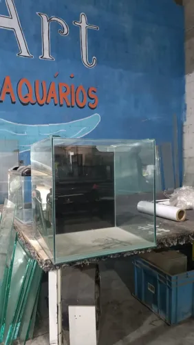 aquário cubo com sump