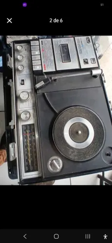 Universo Mágico Brechó Vende , toca disco Sony