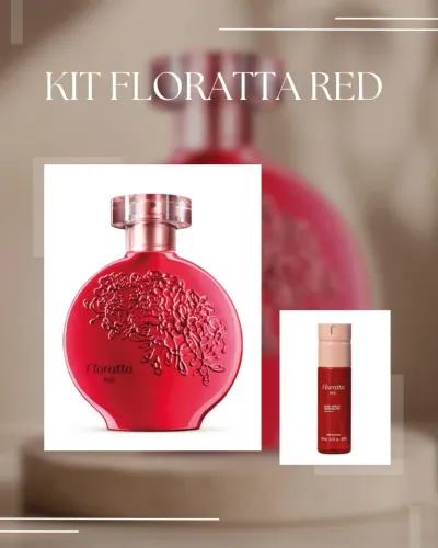 Kit Floratta Red + Sabonete Amoruda