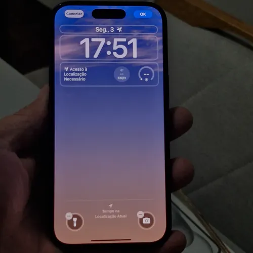Iphone15 128gigas, zero marcas de uso,saúde da bateria em 87%,acompanha capinha da iplace.