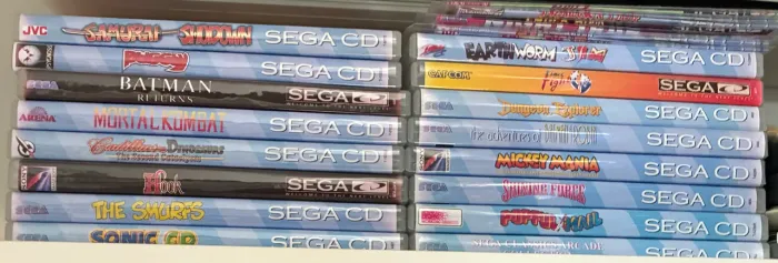 Jogos SEGA CD - prensados consultar unidade