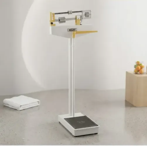 Balança Antropométrica Médica Mecânica Welmy R-110 150kg - Completa e Conservada (Suzano)