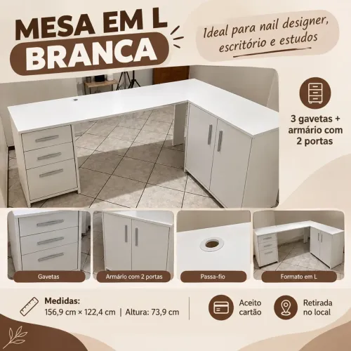 Mesa em L