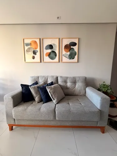 Sofá Cinza 1,75m