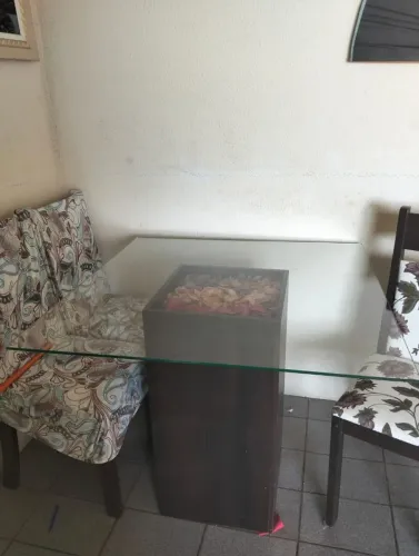 Mesa de Vidro 4 Lugares