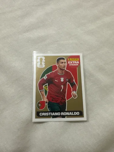Cristiano Ronaldo Ouro Extra Stickers Copa 2026 