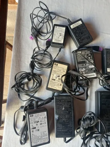 Lote com 8 Fontes de Impressora HP - Variados