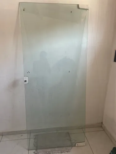 porta de vidro, 2m x 80cm
