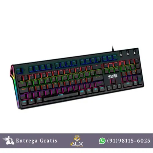 Teclado Gamer Mecânico Flashstrike Ki-ec28 Kmex *ENTREGA GRÁTIS*