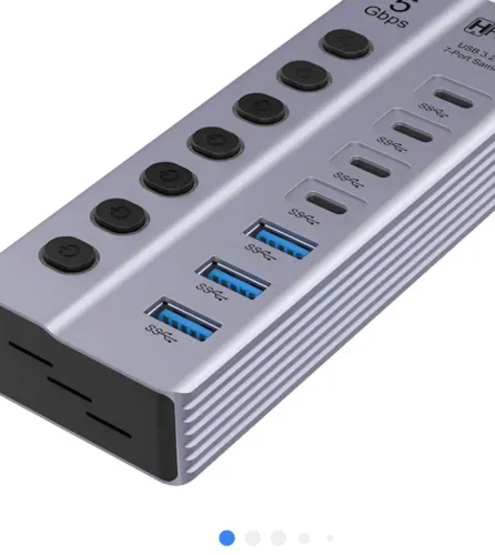 hub USB 3.2 de 7 portas