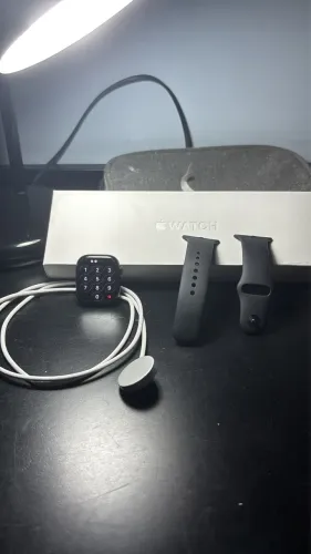 APPLE WATCH PRETO BRILHANTE 42mm 98% de Bateria 