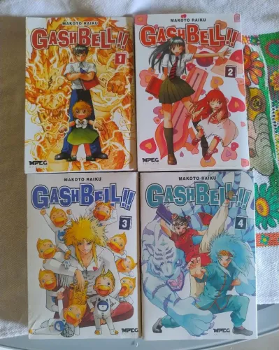 MANGÁS GASH BELL VOL. 1 A 4