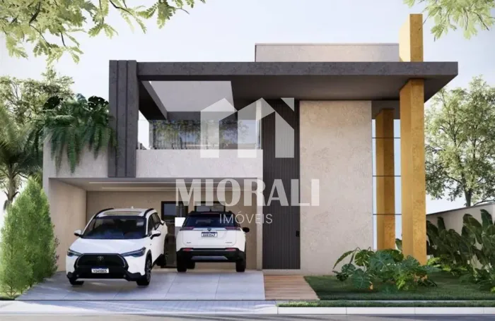 LT - Casa alto padrão 4 suítes em construção com piscina e rooftop no Vista Lagoa