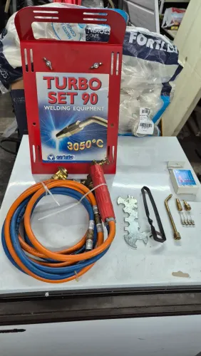 Maçarico Turbo Set 90 Solda Oxigênio Acetileno 3050°C