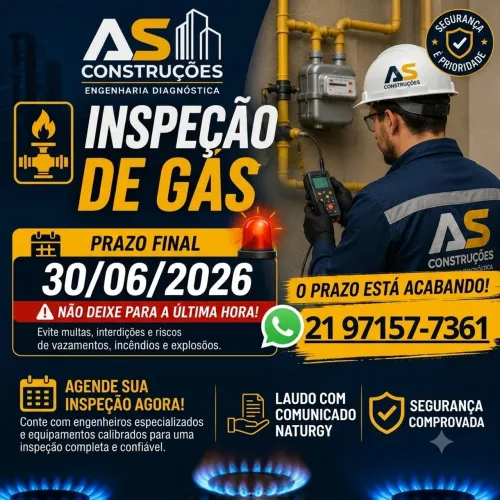 Inspeção Periódica de Gás