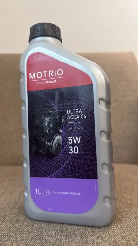 Kit 9 litros Óleo Sintético 5w30 Motrio Ultra Acea C4 Linha Diesel