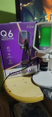 microfone fifine Q6 condenar (NOVO)